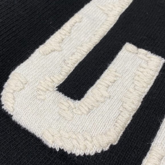 NWT size:M SAINT MICHAEL CLF KINT Pure wool CLF hand embroidered fringe bro - Picture 6 of 9